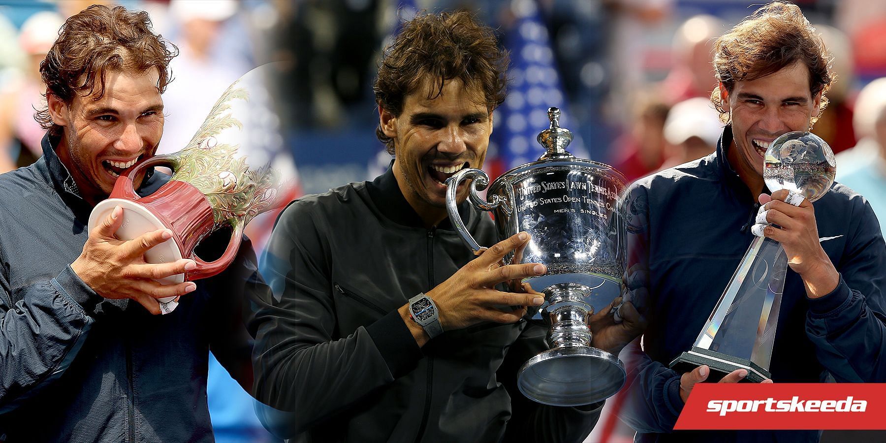 Rafael Nadal is one of the three players to complete the Summer Slam