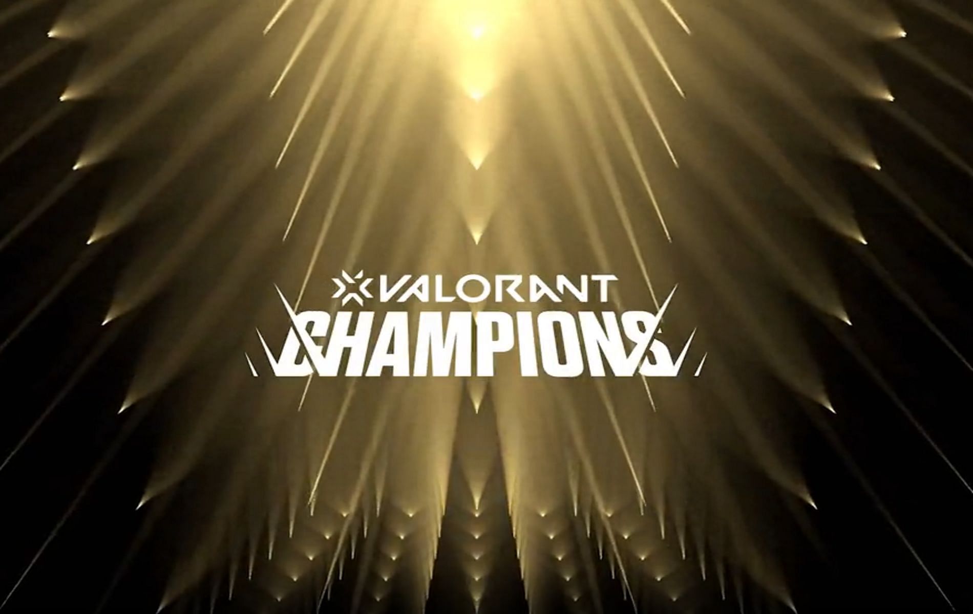 Valorant&#039;s upcoming home screen features a theme related to Champions 2022. (Image via Twitter/@floxayyy)