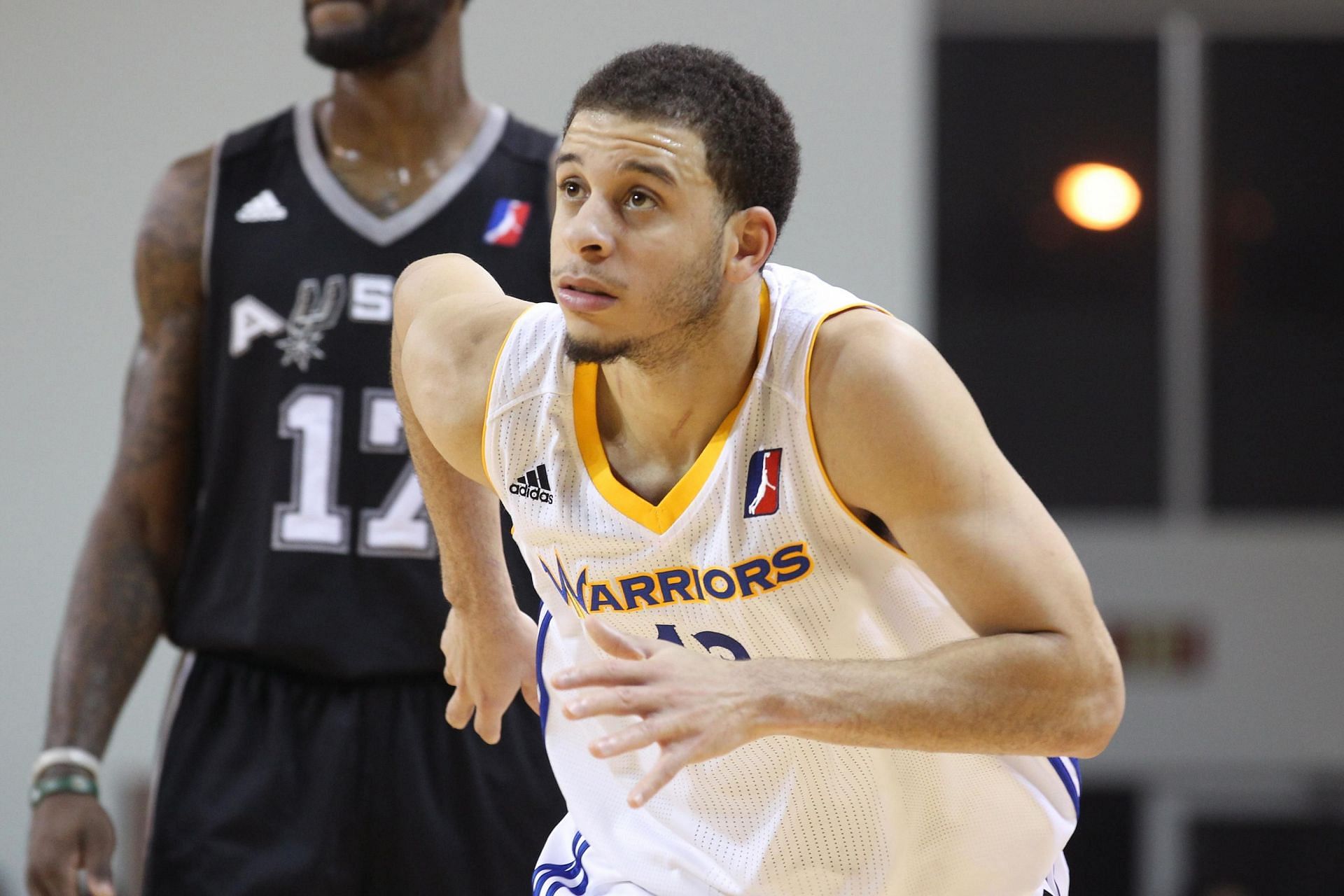 Seth Curry with the Santa Cruz Warriors in 2013-14