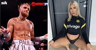 "What is this Jake?" - OnlyFans star and Chelsea superfan Astrid Wett confronts Jake Paul over Premier League top 6 prediction