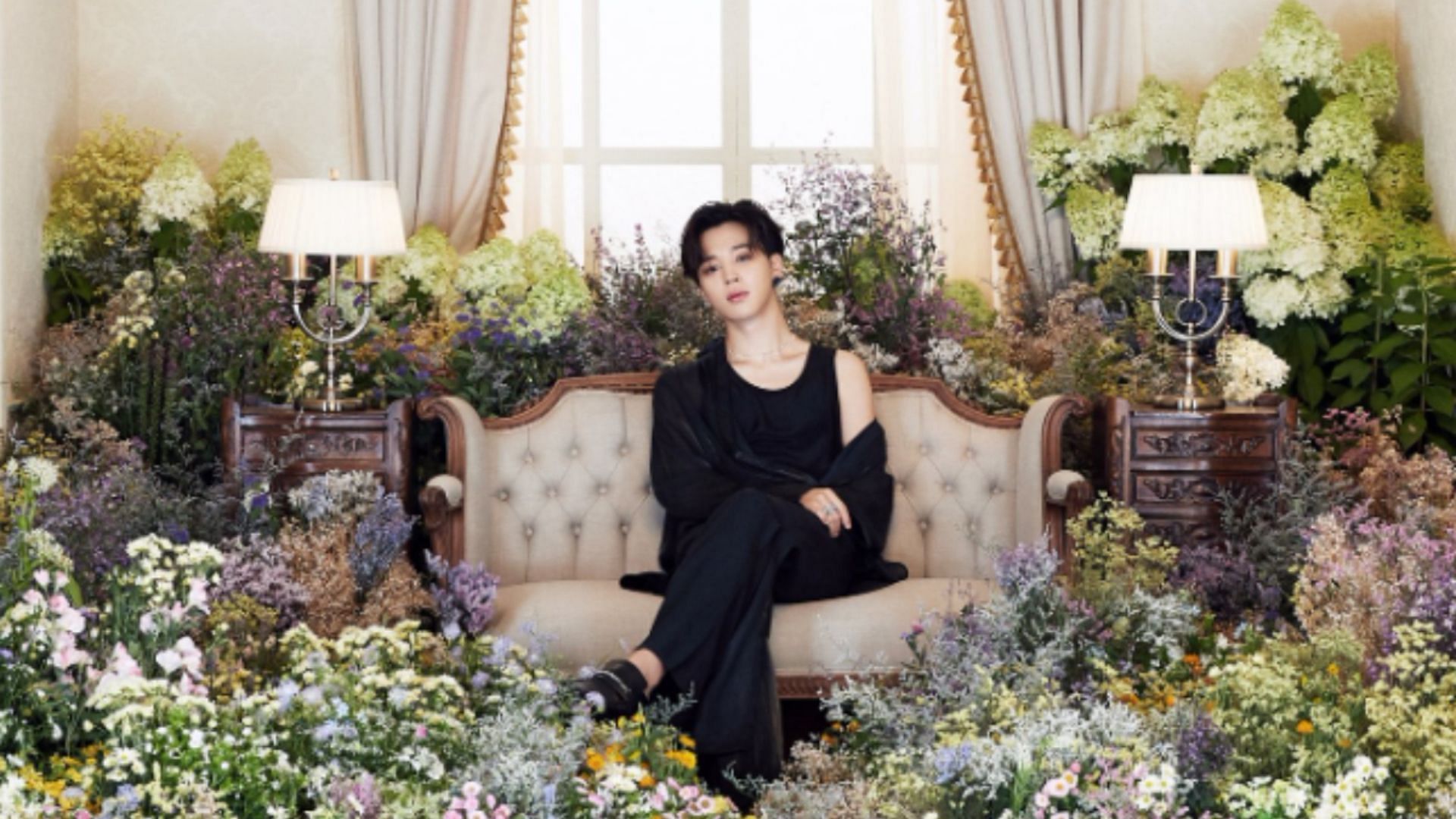 BTS Jimin poses for the concept photo of BE (Image via BIG HIT MUSIC)
