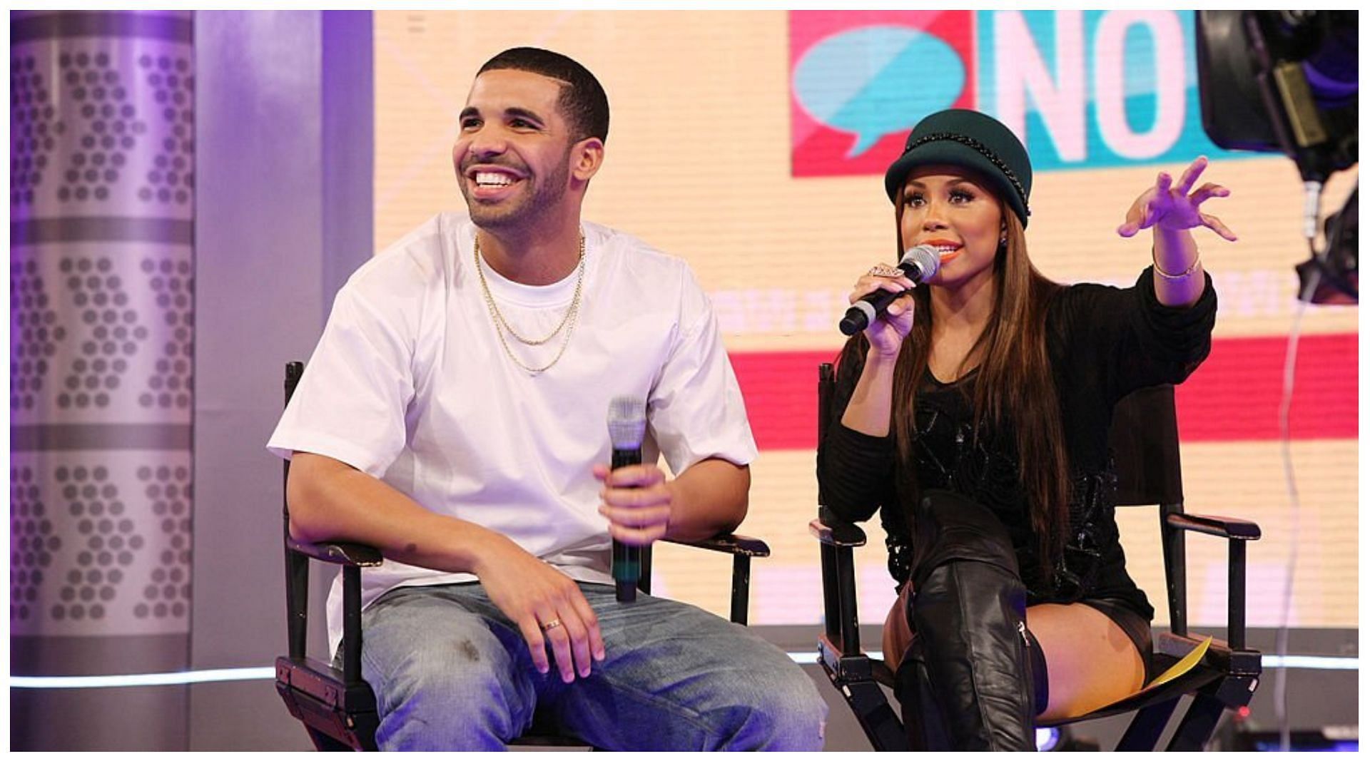 Drake and Keshia Chante recently reunited at an event (Image via Bennett Raglin/Getty Images)