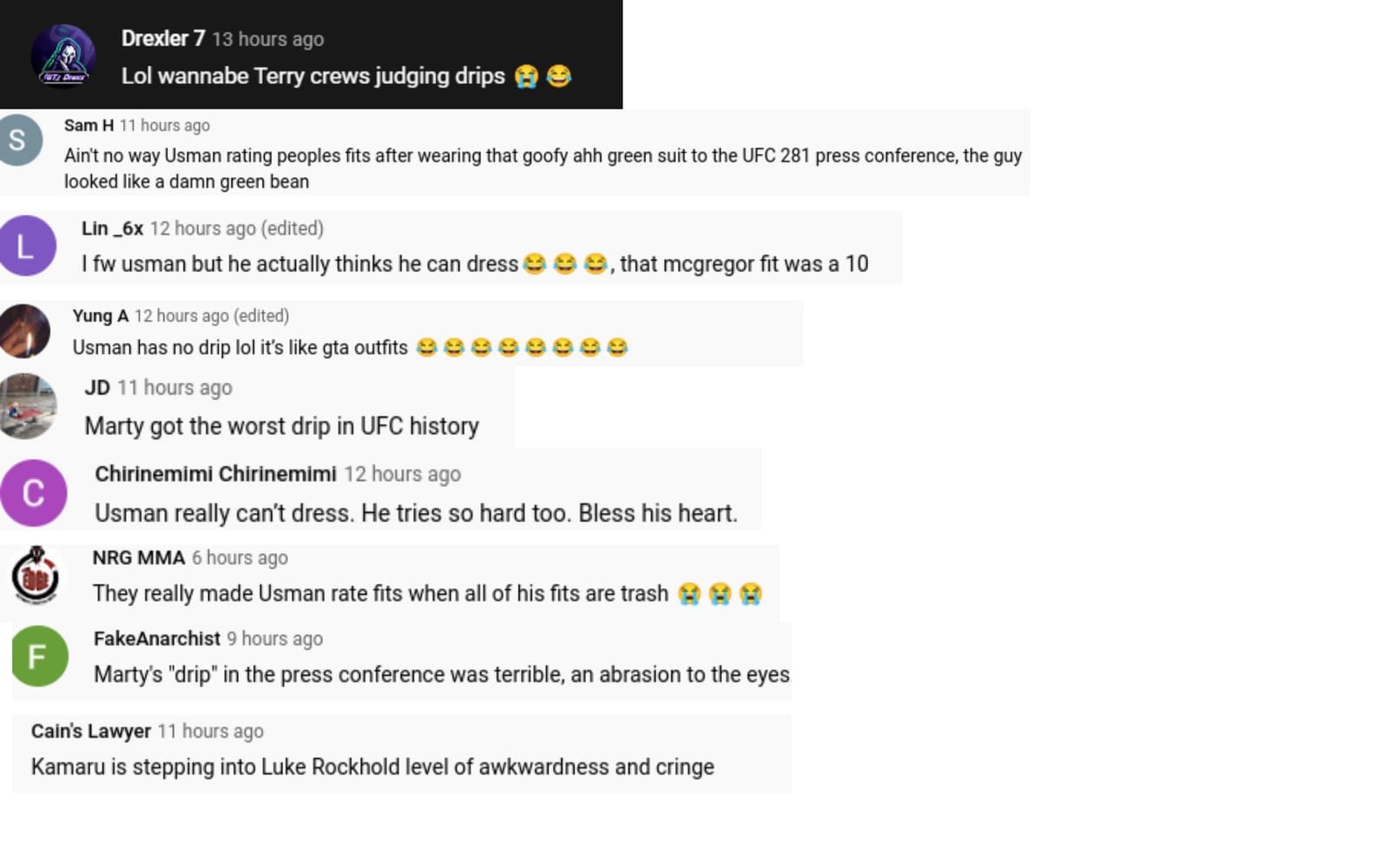 Fans troll Kamaru Usman for claiming that Conor McGregor's legendary ...