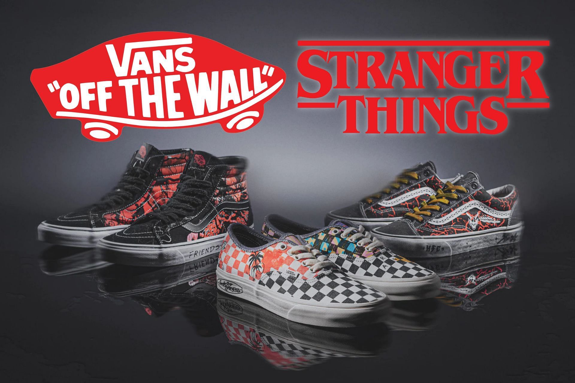 Vans x Stranger Things - Sk8 Hi Reissue Black/Red - Shoes