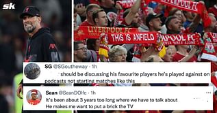 "Makes me want to put a brick on the TV" "Not sure there is anything more depressing" - Liverpool fans describe one player as a 'cancerous presence' for his calamitous display in 2-1 Manchester United loss
