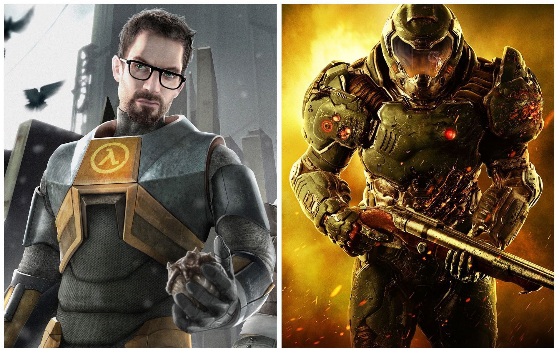 These silent protagonists were either a hit or miss in the context of their games (Images via Valve and Bethesda)