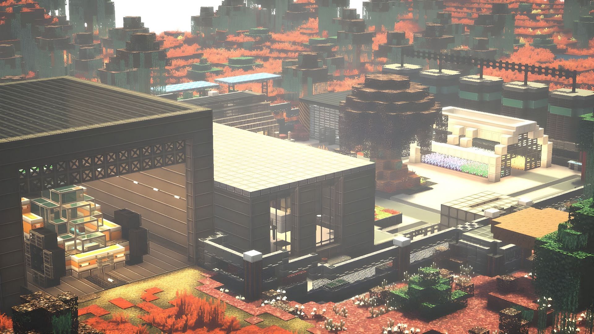 Futuristic texture packs look fabulous in Minecraft (Image via Youtube/WaffleStick)