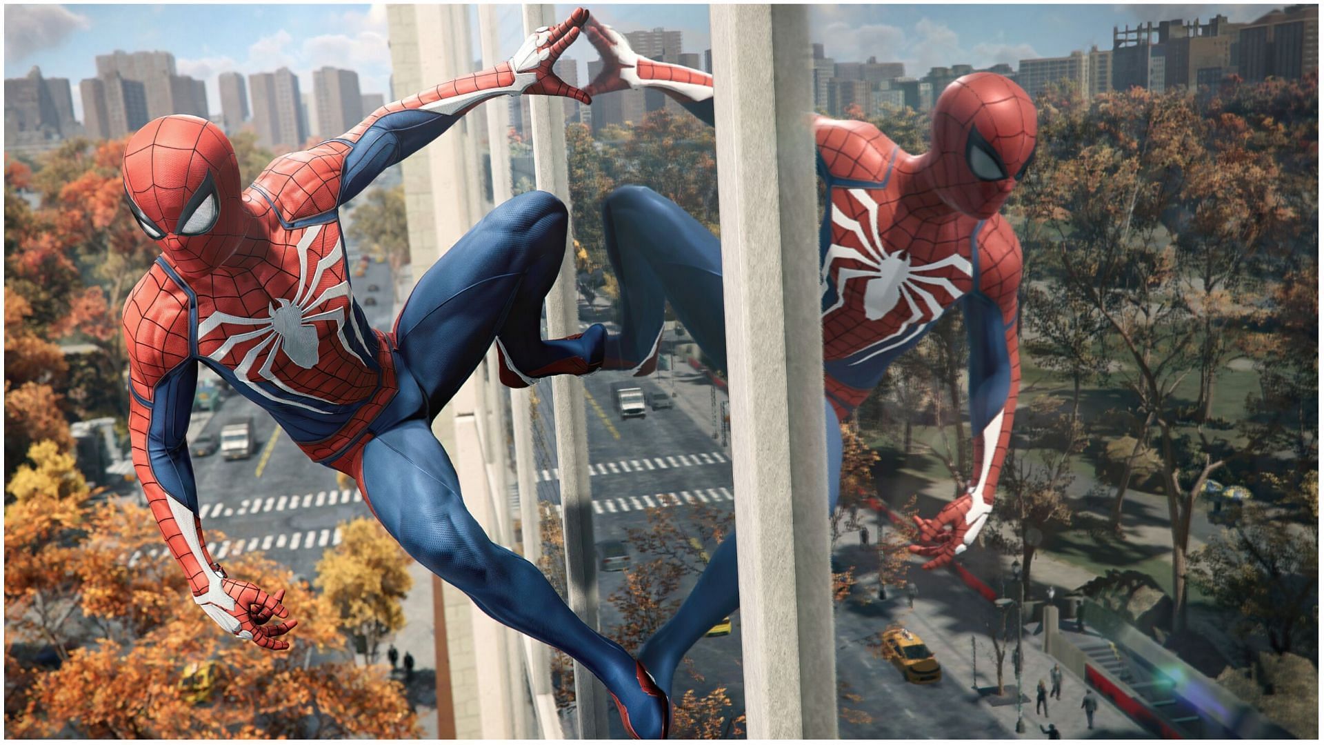 Marvel&#039;s Spider-Man is one of the most popular superhero games so far (Image via Insomniac Games)