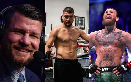 Michael Bisping (left), Nick Diaz (center), Conor McGregor (right) [Image courtesy of @nickdiaz209 on Instagram]