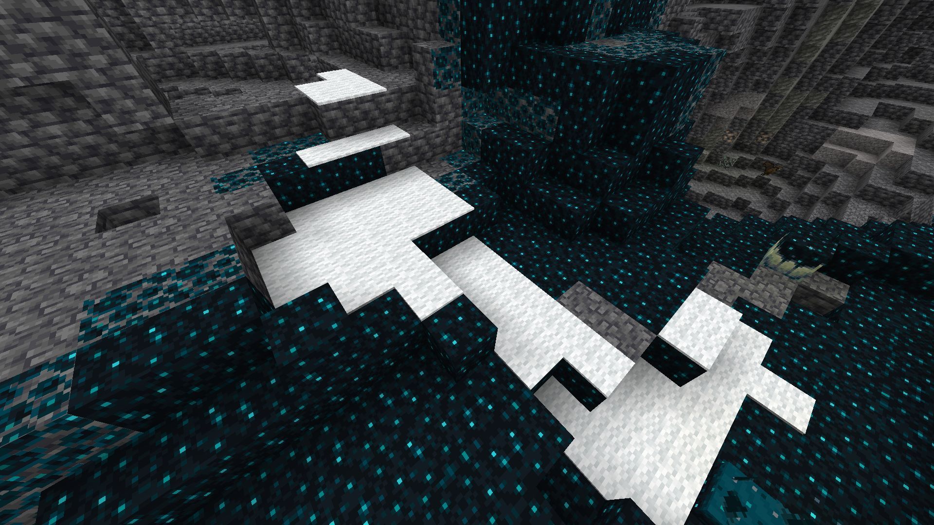 Apart from wool blocks, carpets can also be used to create a path (Image via Minecraft 1.19 update)