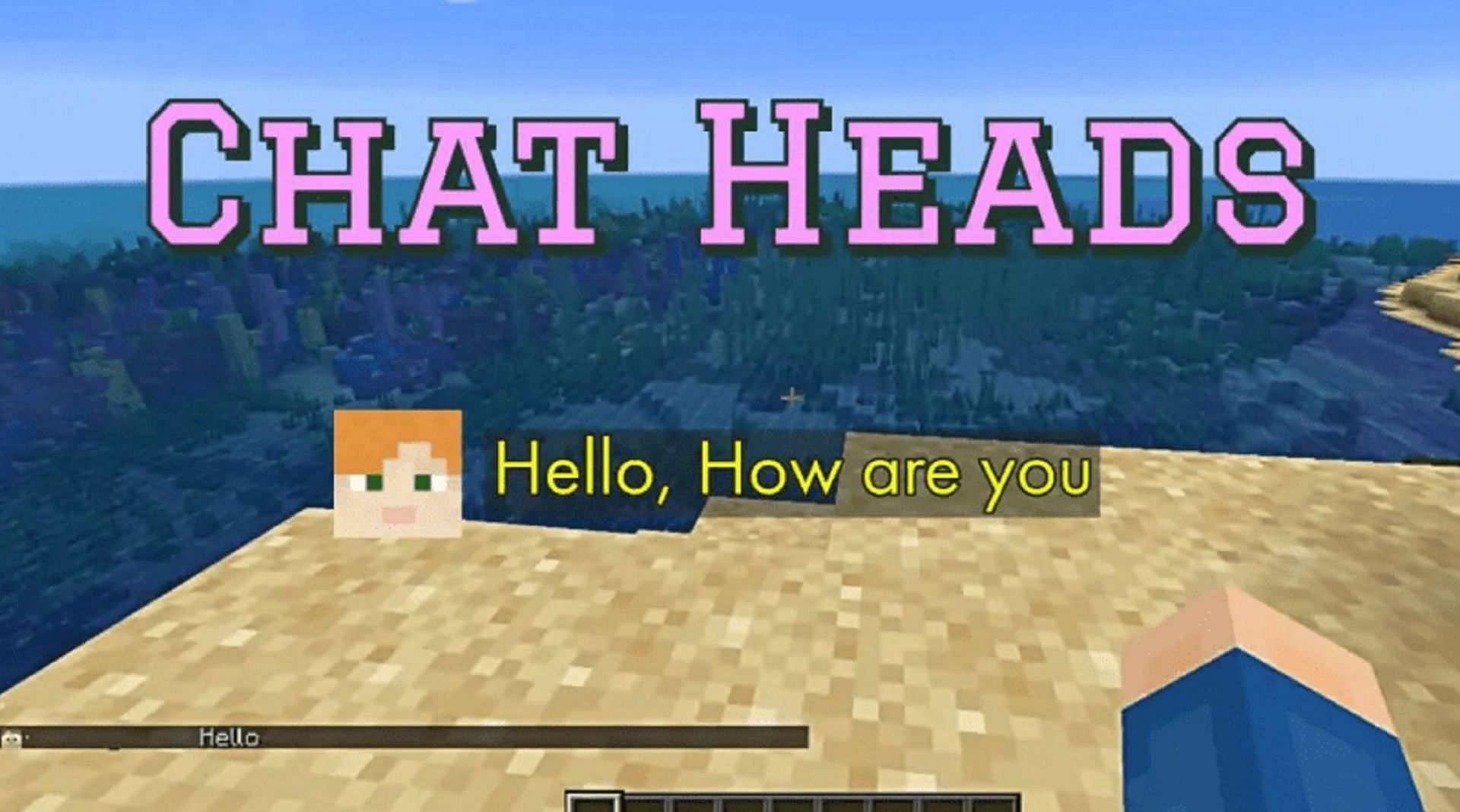 The official logo for Chat Heads (Image via dzwdz/CurseForge)