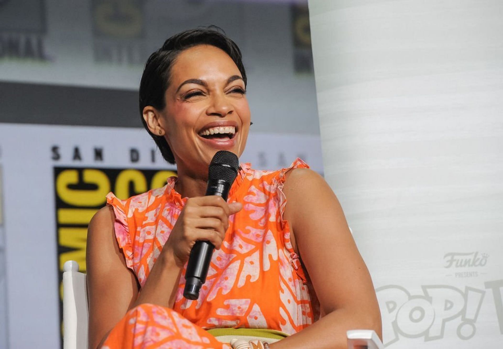 Rosario Dawson was recently spotted with her new beau in an Instagram video (Image via Albert L. Ortega/Getty Images)