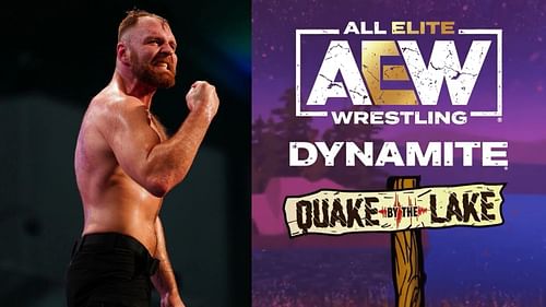 Jon Moxley (left); Quake By The Lake logo (right)