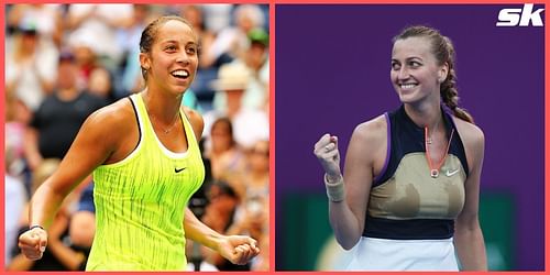 Madison Keys (L) & Petra Kvitova will renew their rivalry