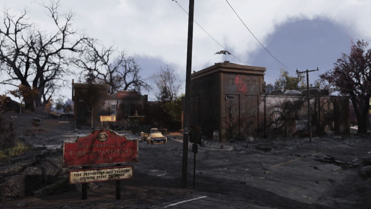 The Charleston Fire Department is an important location in Fallout 76 (Image via Bethesda)