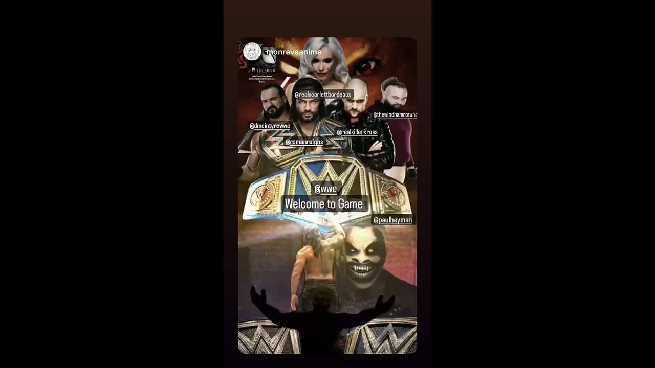 Kross teases a big Fatal Four-Way match with a fan-edited picture