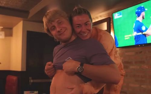 Paddy Pimblett with Molly McCann [Images courtesy: @VivaLaStool via Twitter]