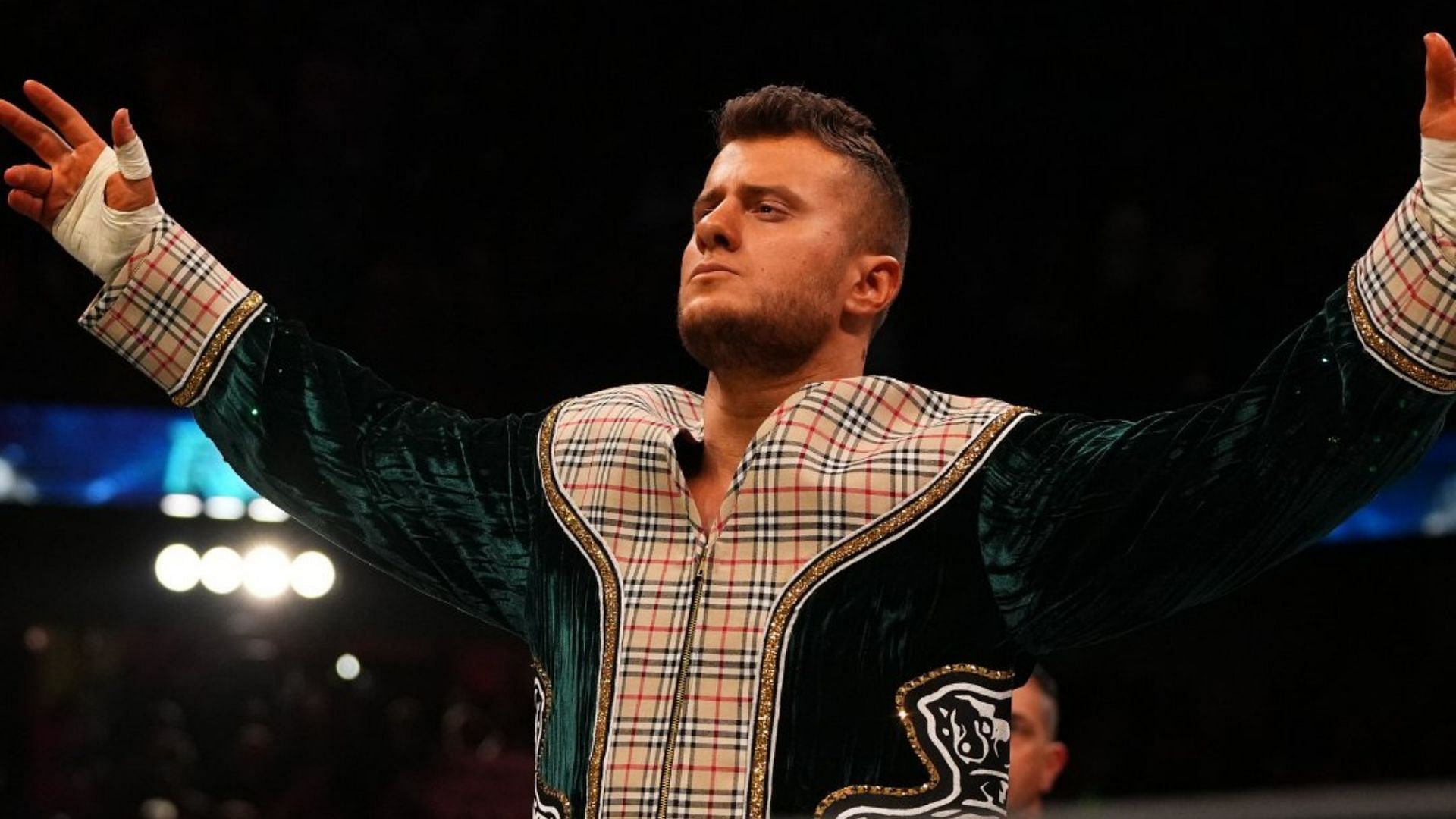 MJF before his match at AEW Revolution 2022