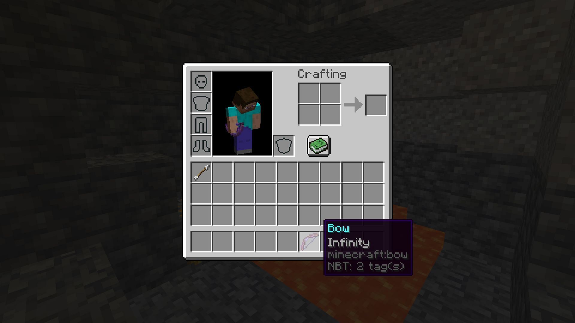 Infinity enchantment (Image via Mojang)