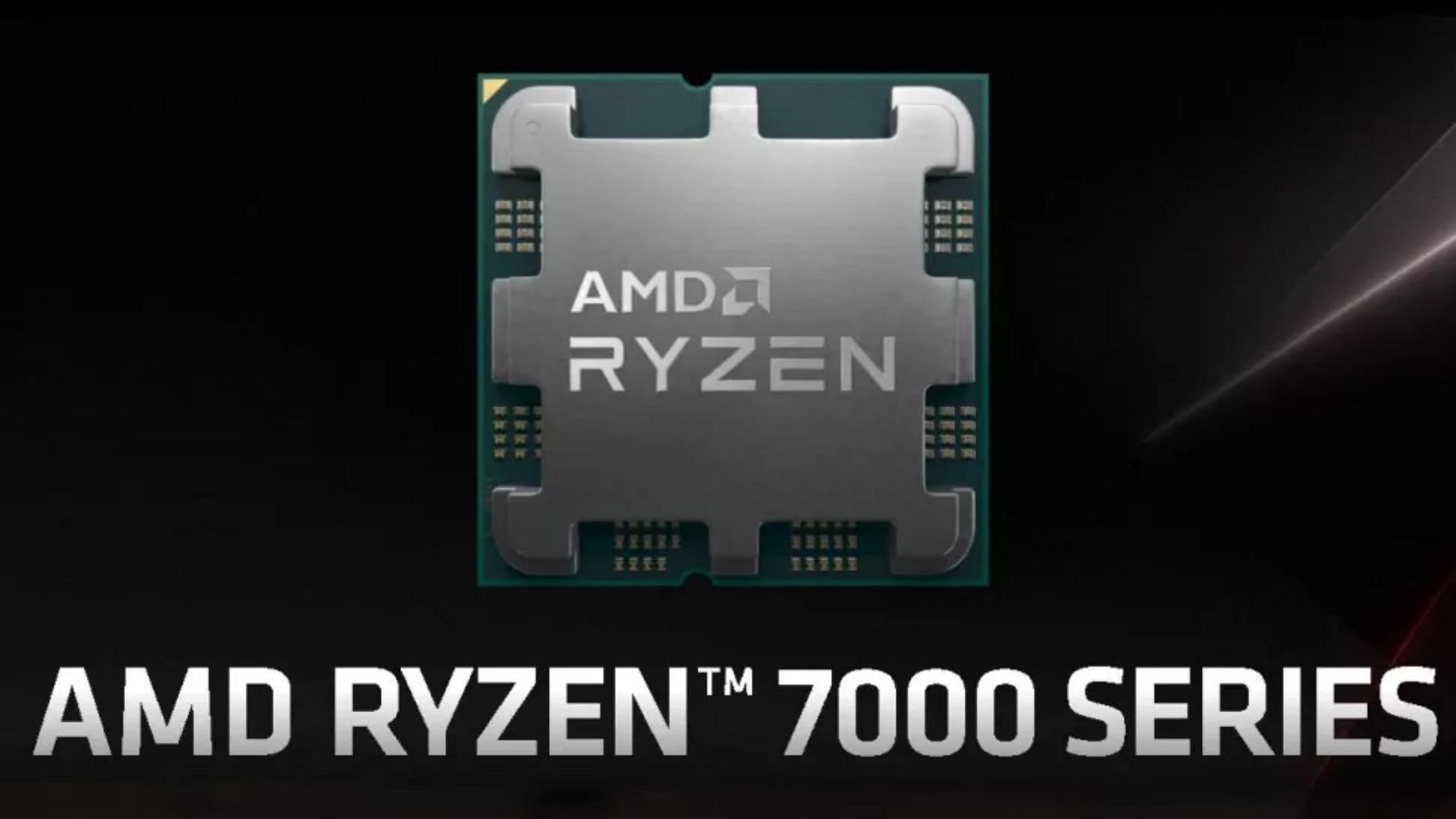 The AMD Ryzen 7000 CPU (Image via AMD)