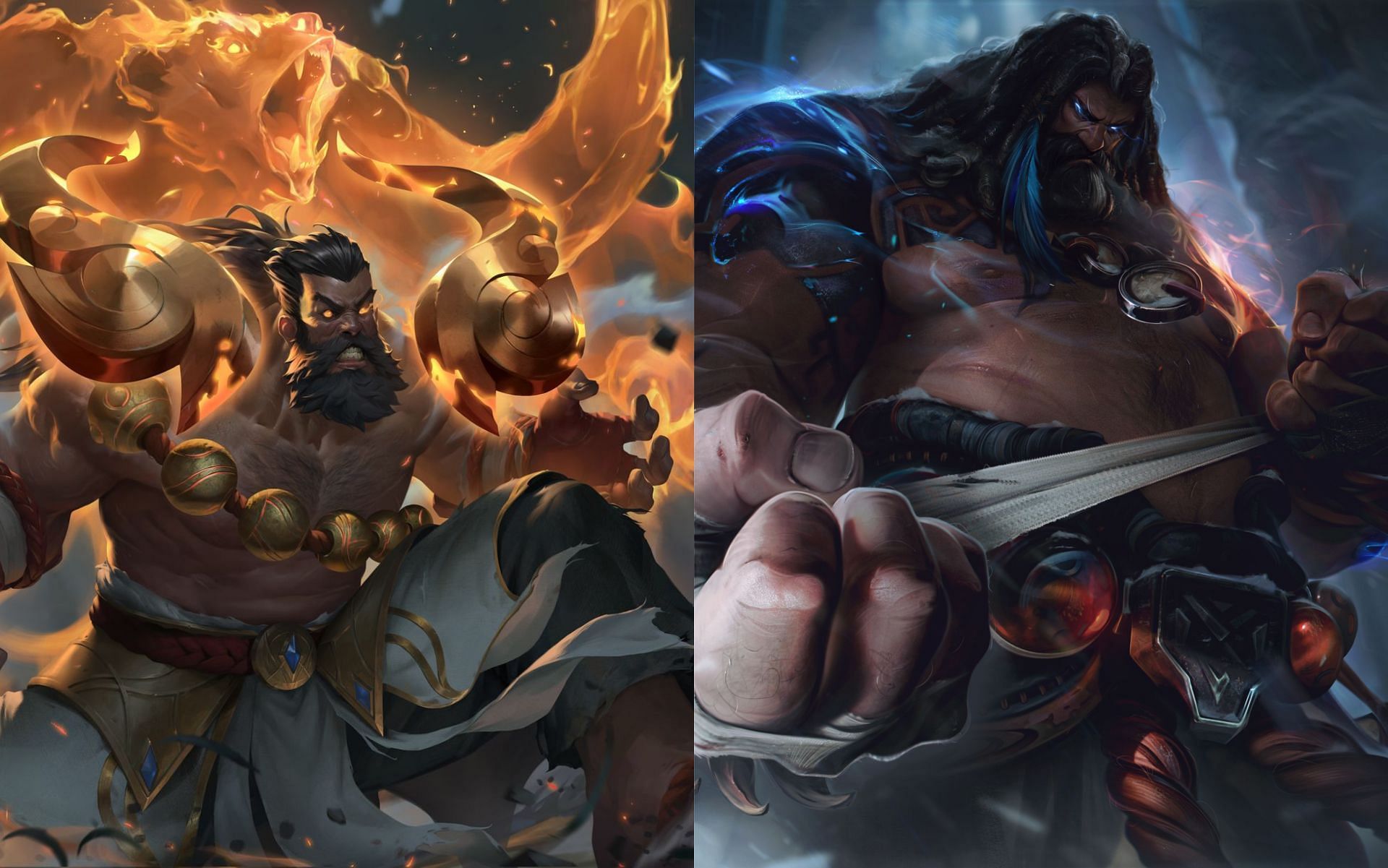 A look into Udyr&#039;s reworked skins in League of Legends (Image via Riot Games)