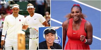 "Nadal & Federer are the reasons she is earning all the big bucks, show a bit more respect towards them" - Fans rebuke Naomi Osaka for comparing Serena Williams to Roger Federer and Rafael Nadal in GOAT debate