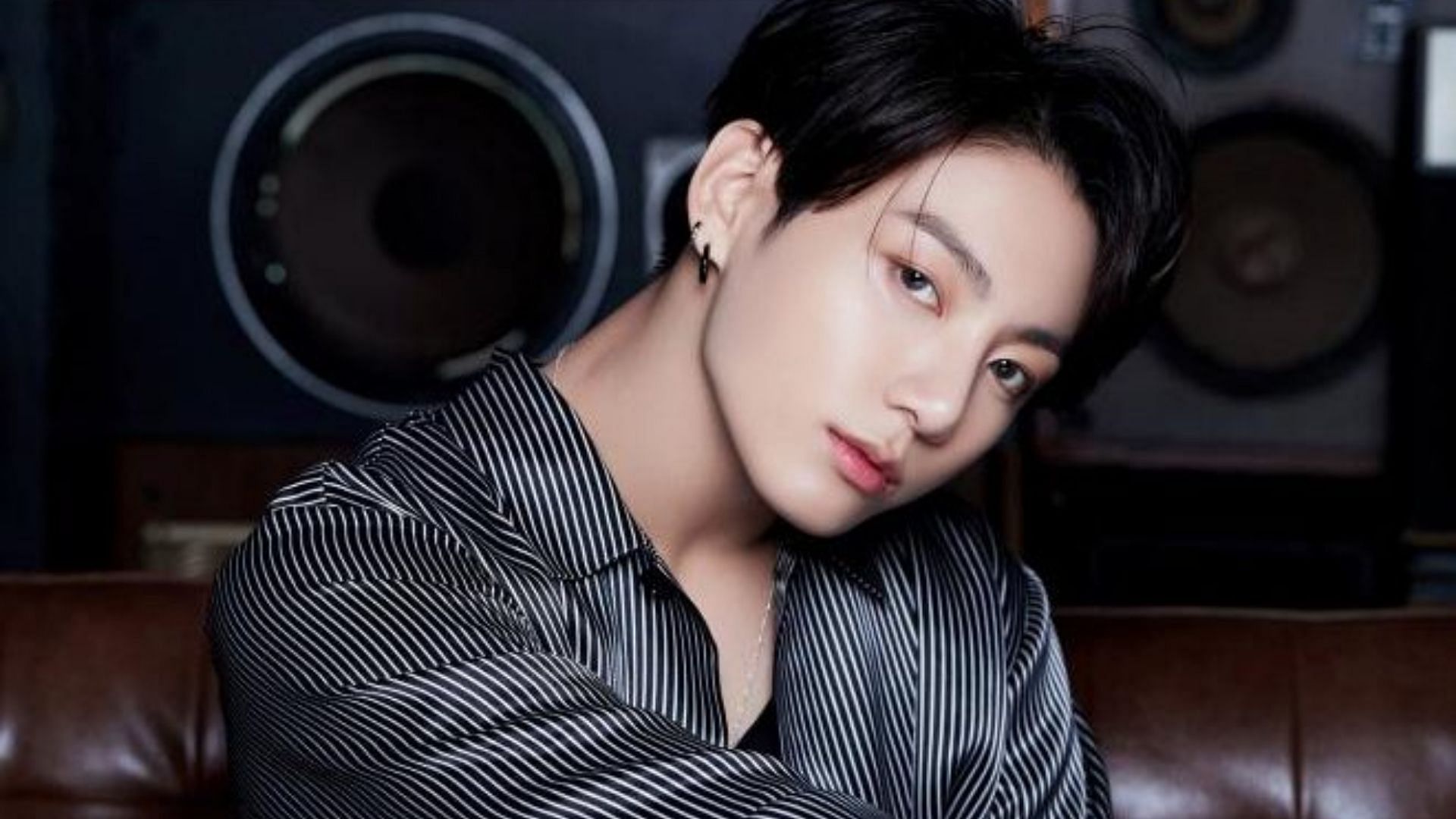 BTS Jung Kook poses for the concept of BE (Image via BIG HIT MUSIC)