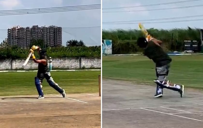 [Watch] "Back on field" Suresh Raina resumes batting practice, gives