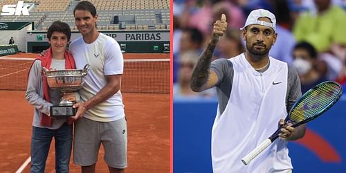 Rafael Nadal's cousin Joan posted a picture of himself and Nick Kyrgios