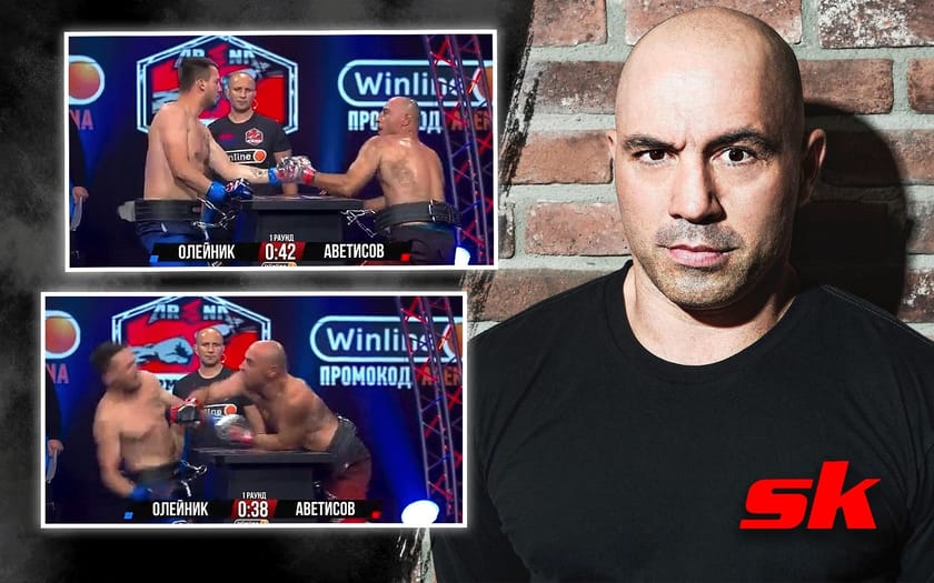 Fans comment on bizarre arm boxing match between two Russians, poke fun