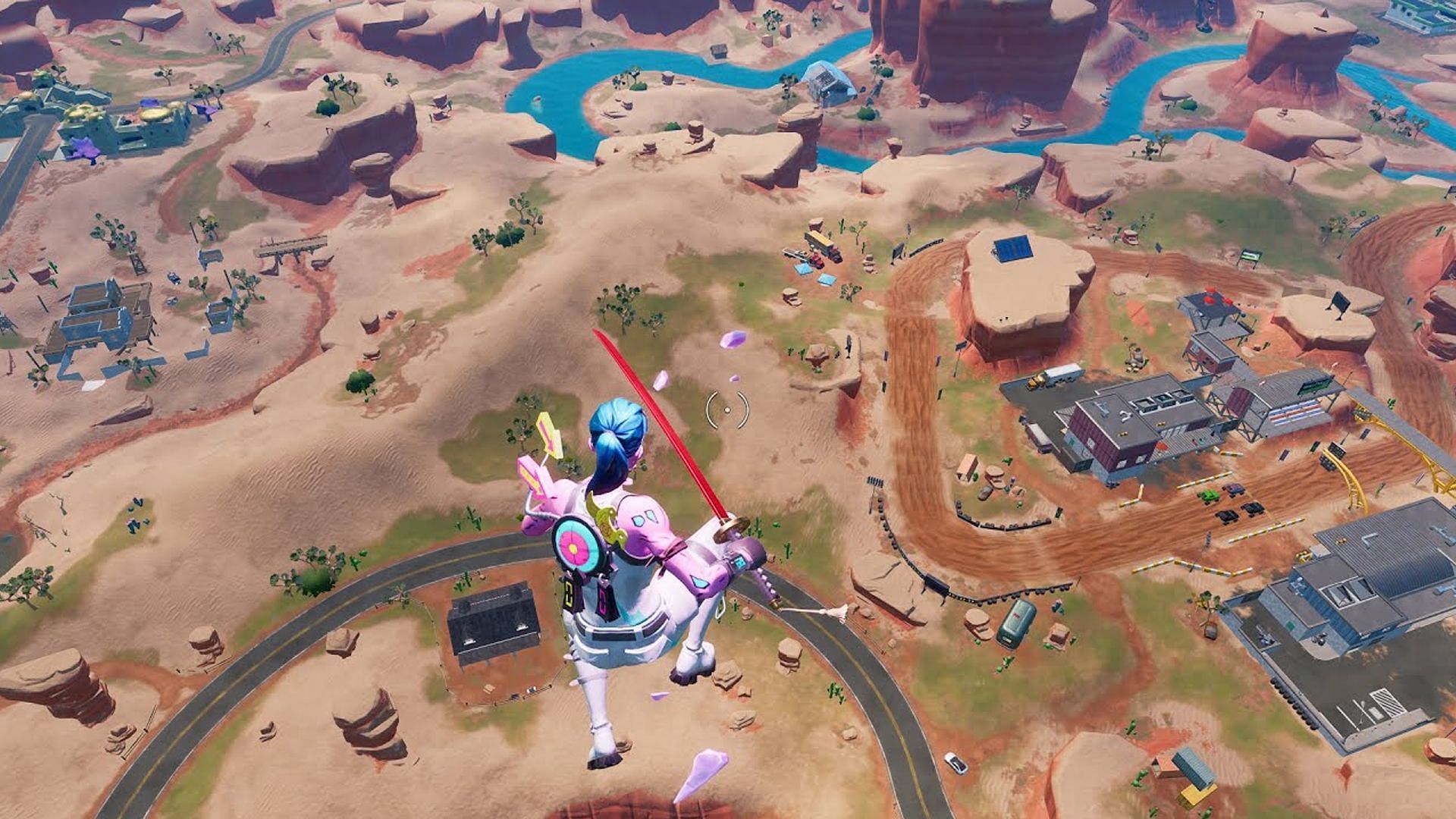 A new Fortnite glitch allows players to super jump (Image via Epic Games)