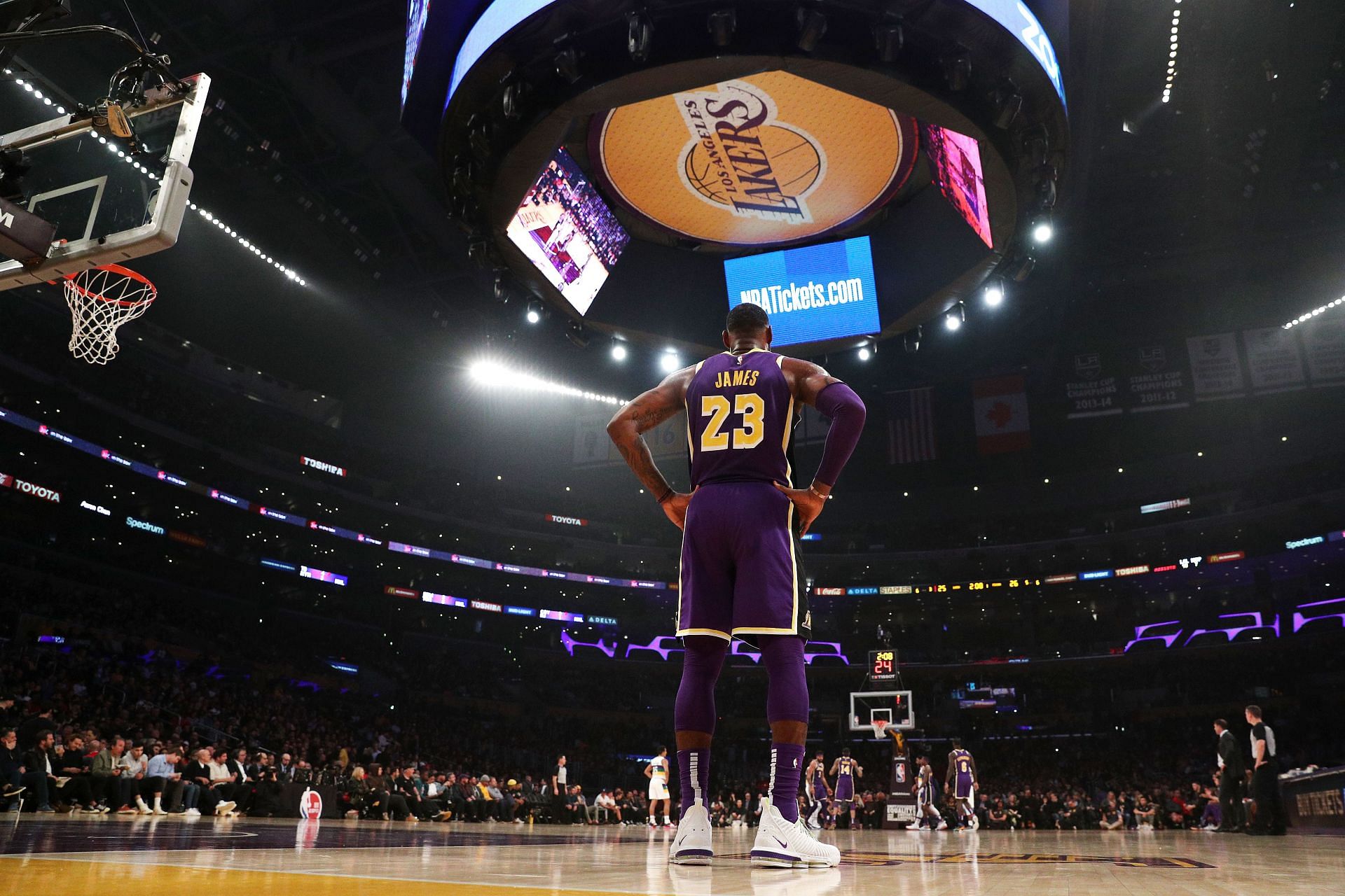 LA Lakers forward LeBron James