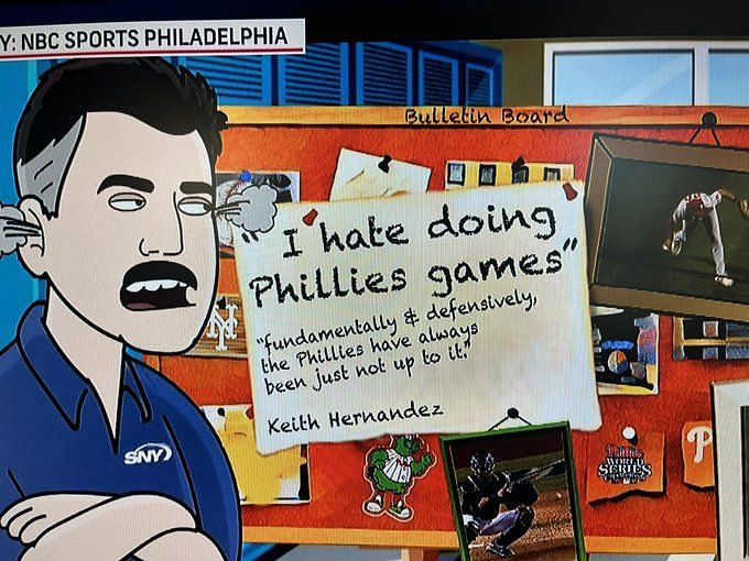 Keith Hernandez takes shot at Mets rival: 'I hate doing Phillies