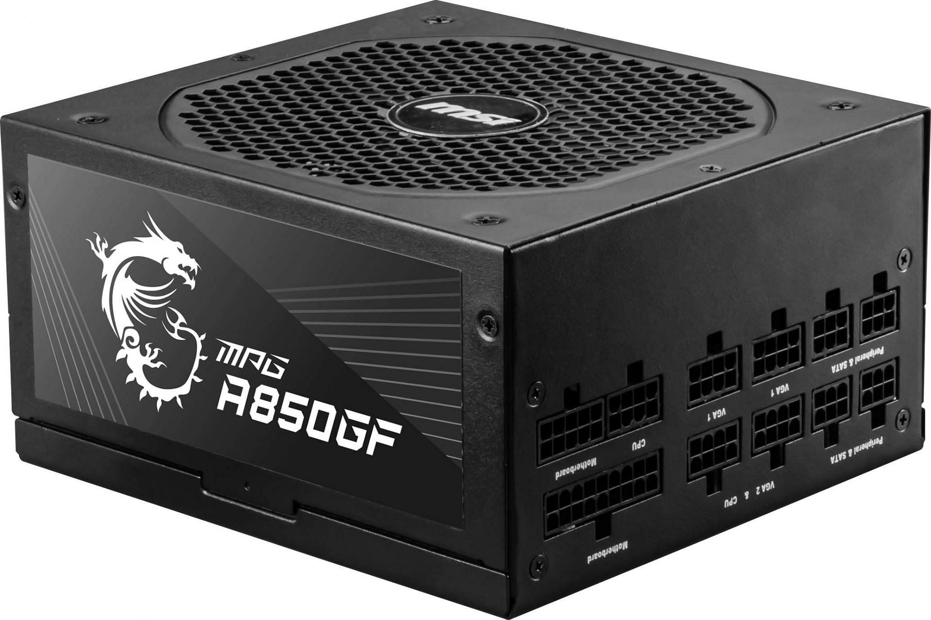 The MSI A850GF PSU (Image via MSI) Enter caption