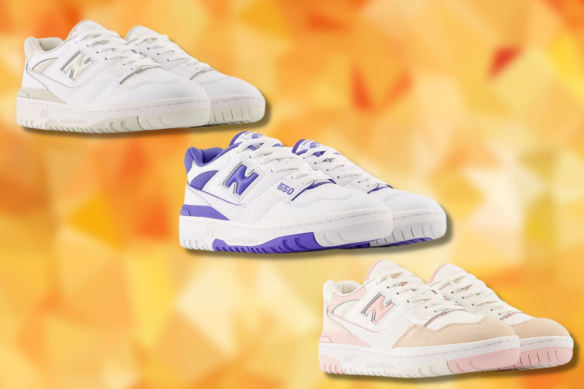 New Balance is all set to release three new colorways of its 550 sneakers (Image via NB)