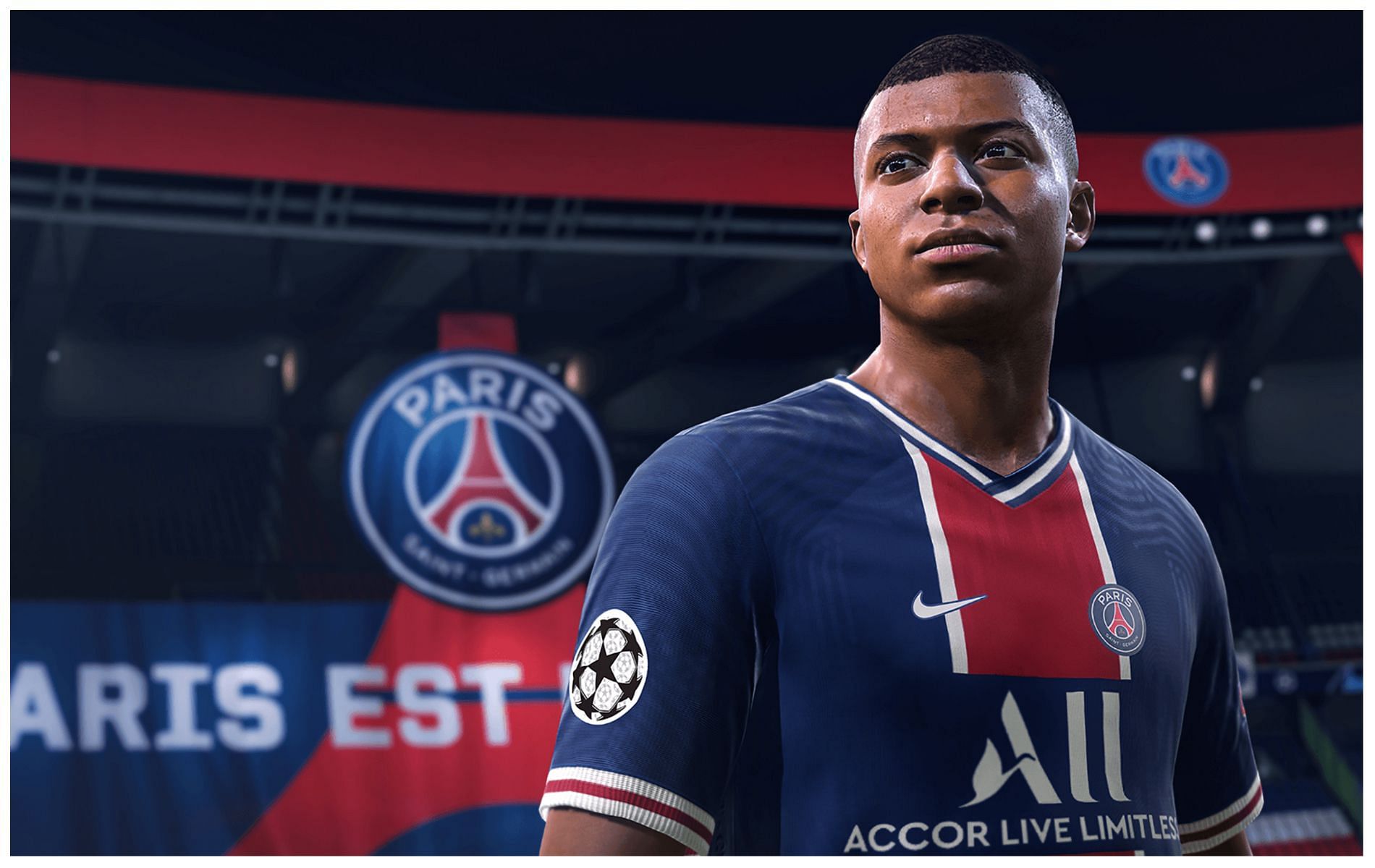 FIFA 23 features Kylian Mbappe as the cover star once again (Image via EA Sports)