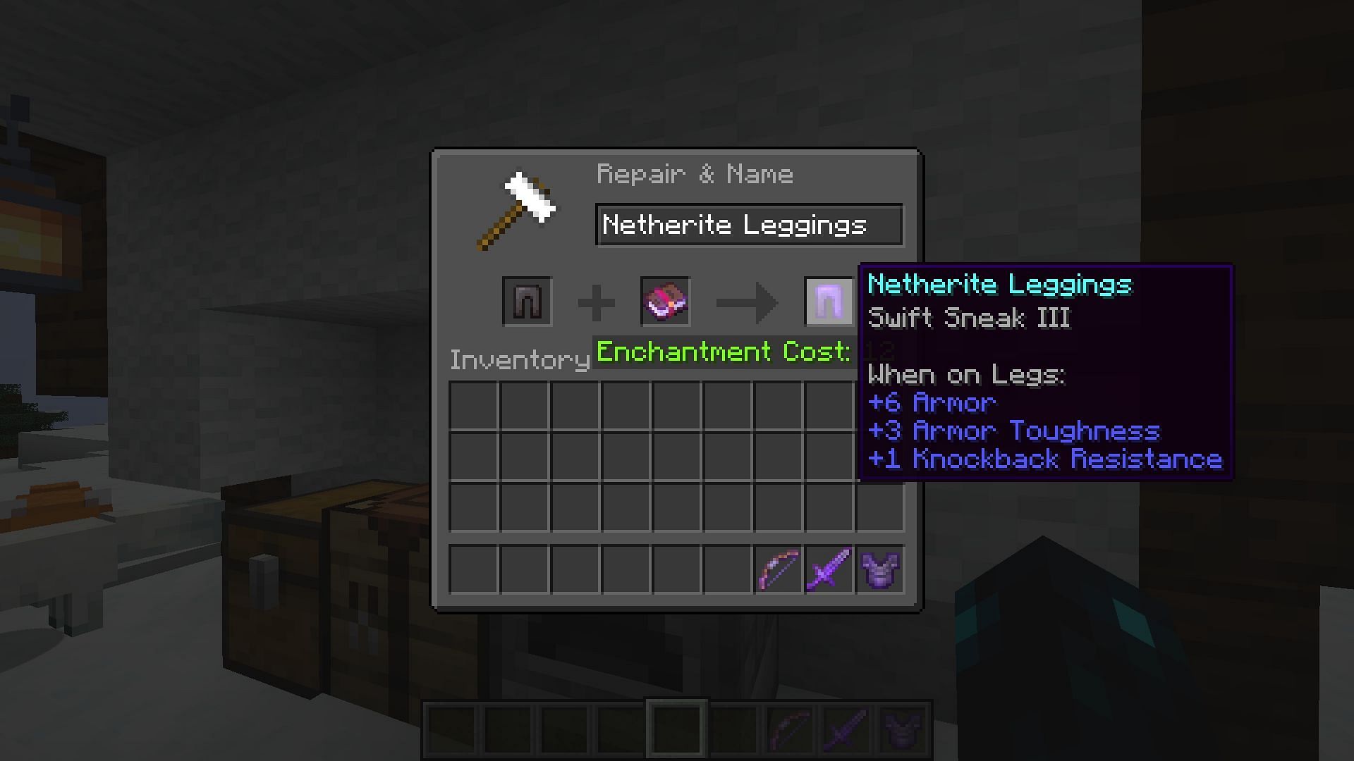 Netherite Leggings in Minecraft