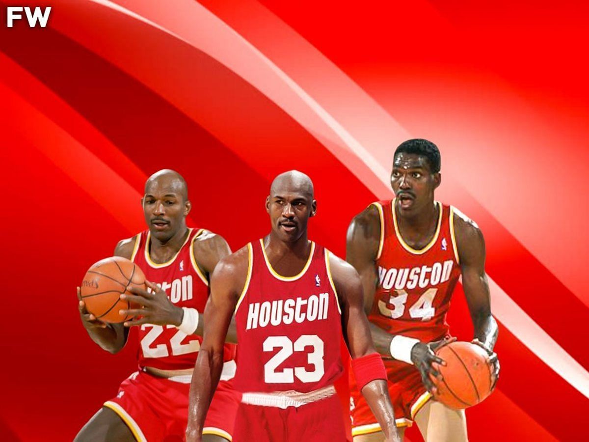 MJ playing with a super-duper star center? Drexler becoming MJ's Pippen? -  Bill Simmons on a potential Michael Jordan-Hakeem Olajuwon pairing back in  the day