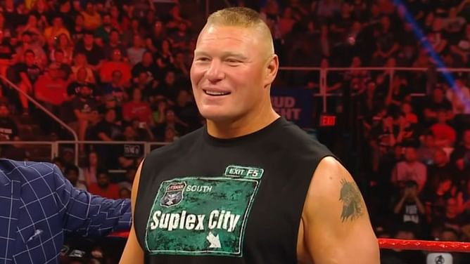 WWE Legend says he returned specifically to face Brock Lesnar