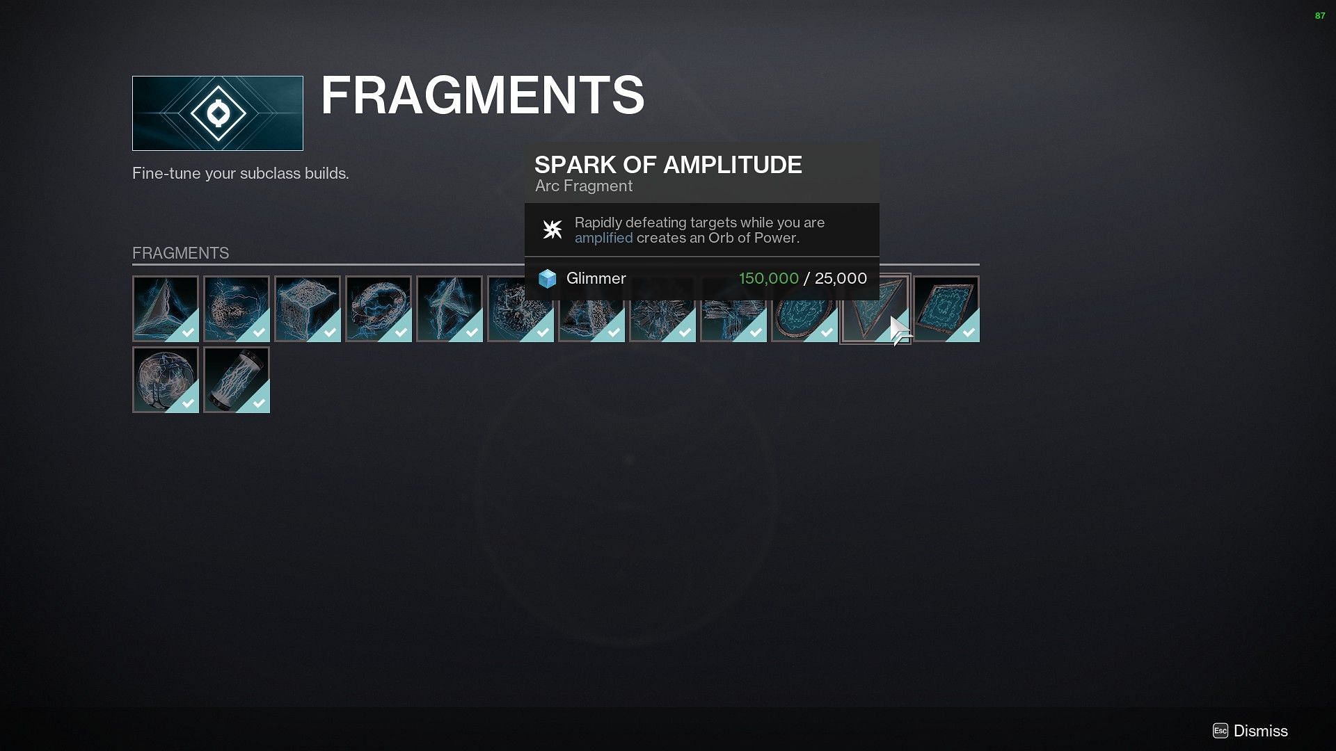 Spark of Amplitude in Destiny 2 Season of Plunder (Image via Bungie)