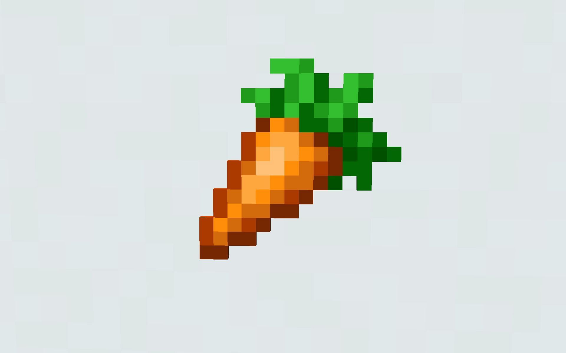The humble carrot is not just a normal food item in the game (Image via Minecraft 1.19)