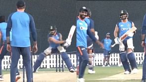 IND vs PAK 2022: [Watch] Virat Kohli surprises his teammates with Maxwellesque reverse-sweep