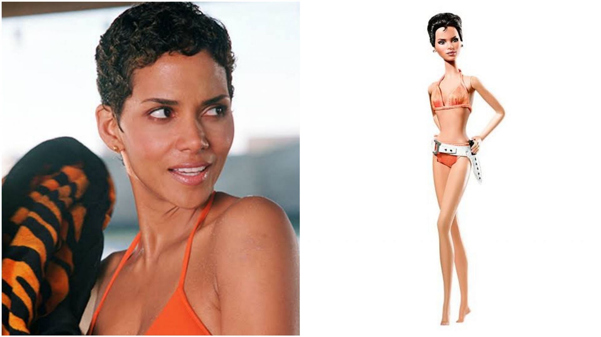 A Still of Berry&#039;s Jinx Johnson from Die Another Day/ The Jinx Johnson Barbie Doll (Images via IMDb and Barbie Wiki)