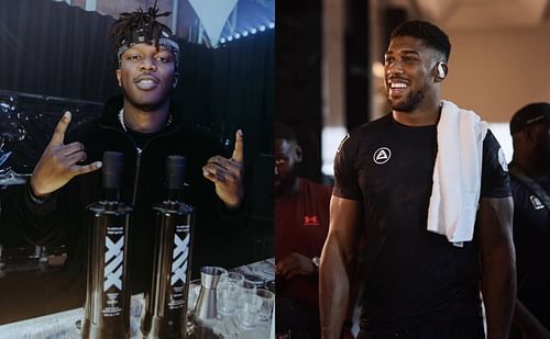 KSI (L) and Anthony Joshua (R) [Images credits: @ksi and @anthonyjoshua /Instagram]