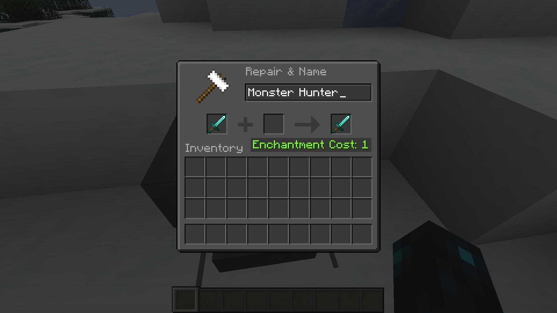 Most items can also be renamed via anvils in Minecraft 1.19 update (Image via Mojang)