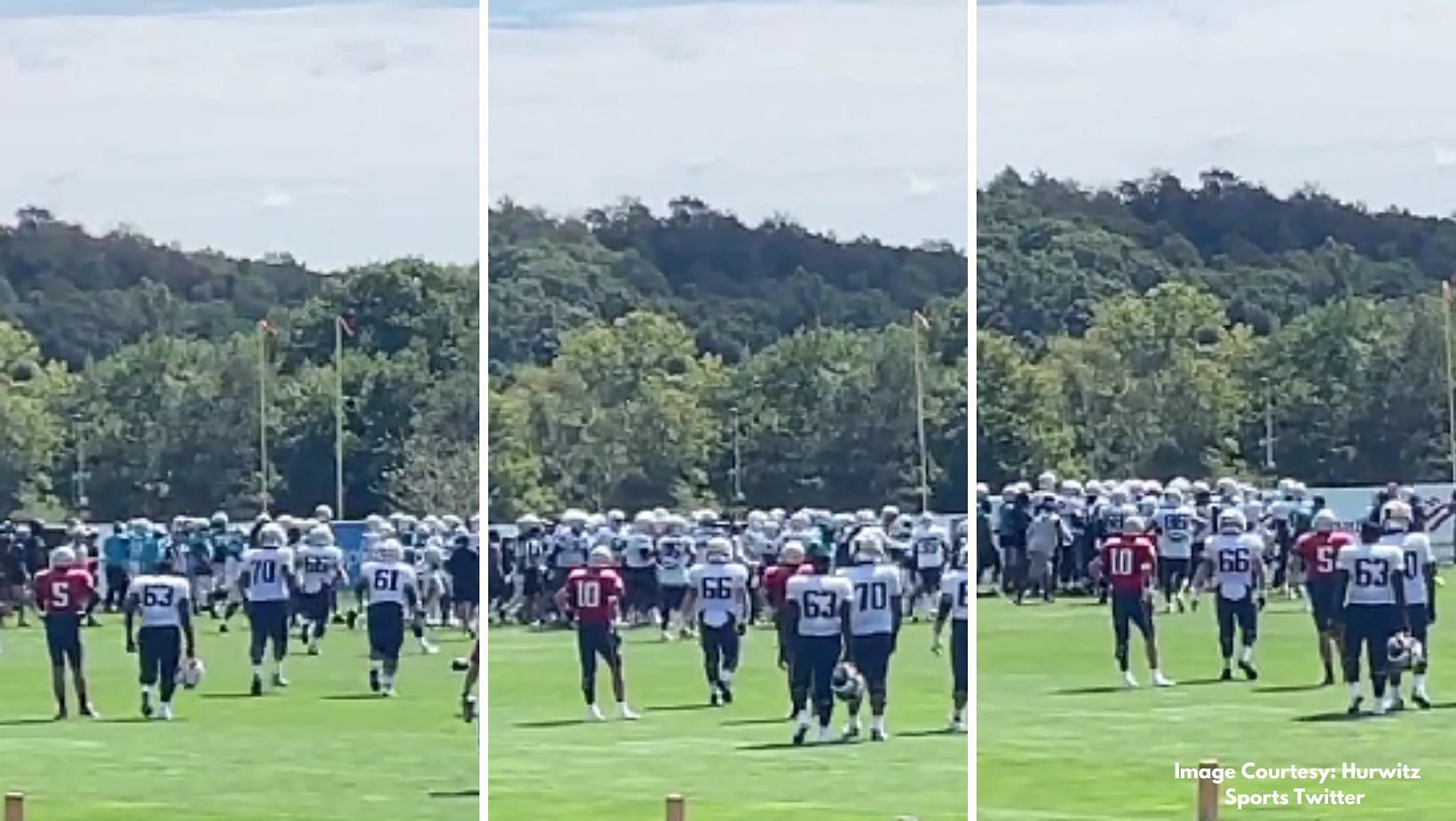 Patriots, Panthers players brawl during practice again