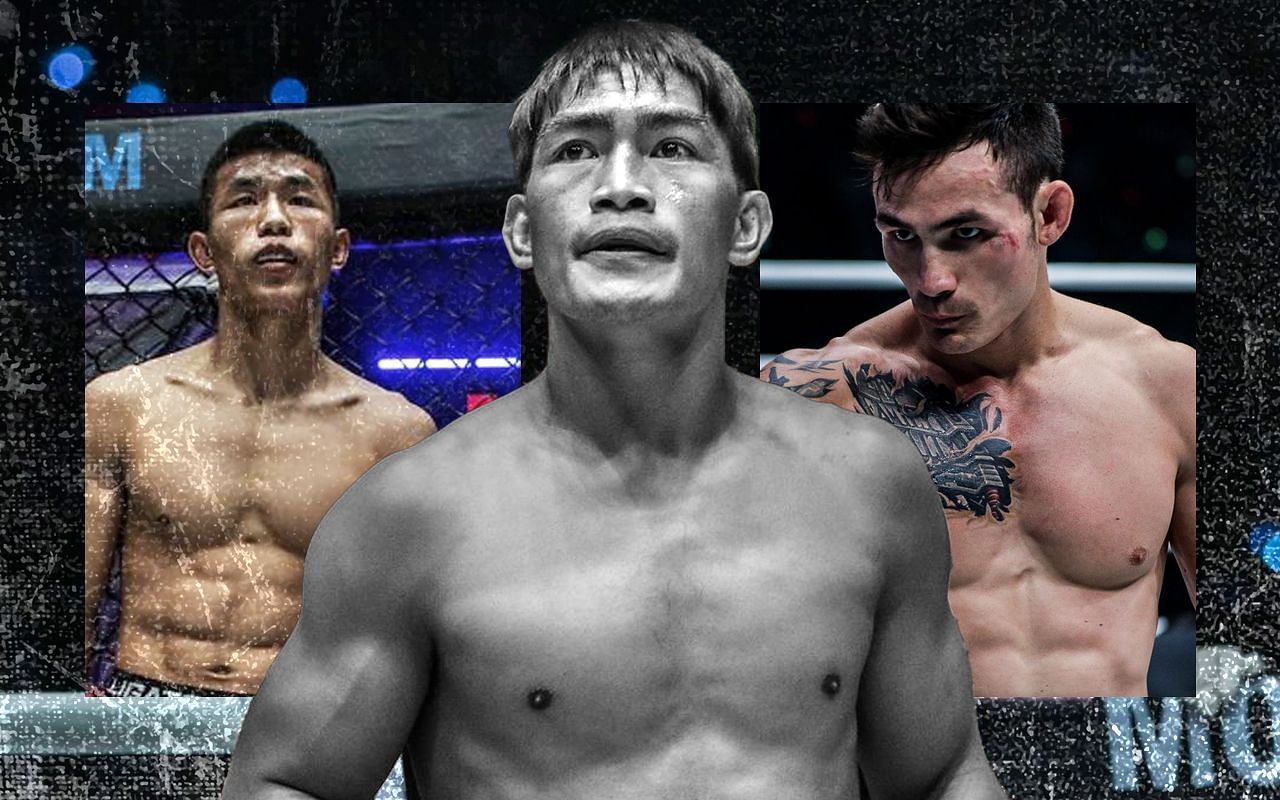From left to right) Tang Kai, Eduard Folayang, Thanh Le. [Photos ONE Championship]