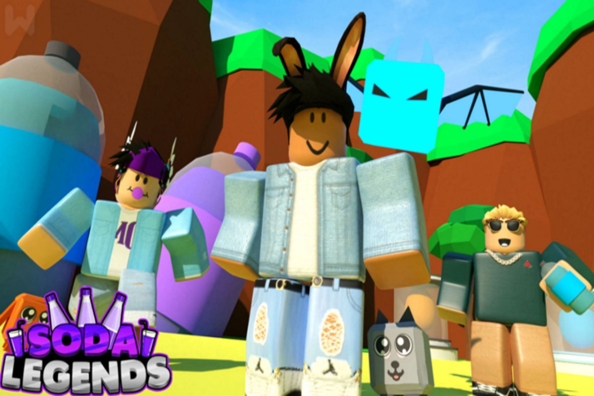 Redeem these codes on Roblox Soda Legends for freebies (Image via Roblox)