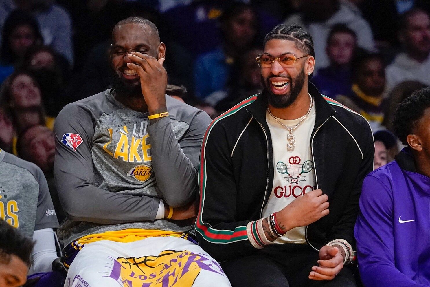 The LA Lakers&#039; supporting cast for LeBron James and Anthony Davis could look very different before the upcoming season ends. [Photo: Los Angeles Times]
