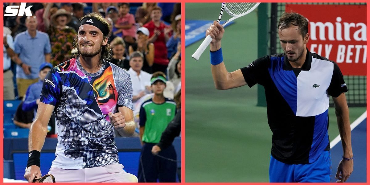 Stefanos Tsitsipas beat Daniil Medvedev in the semifinals in Cincinnati